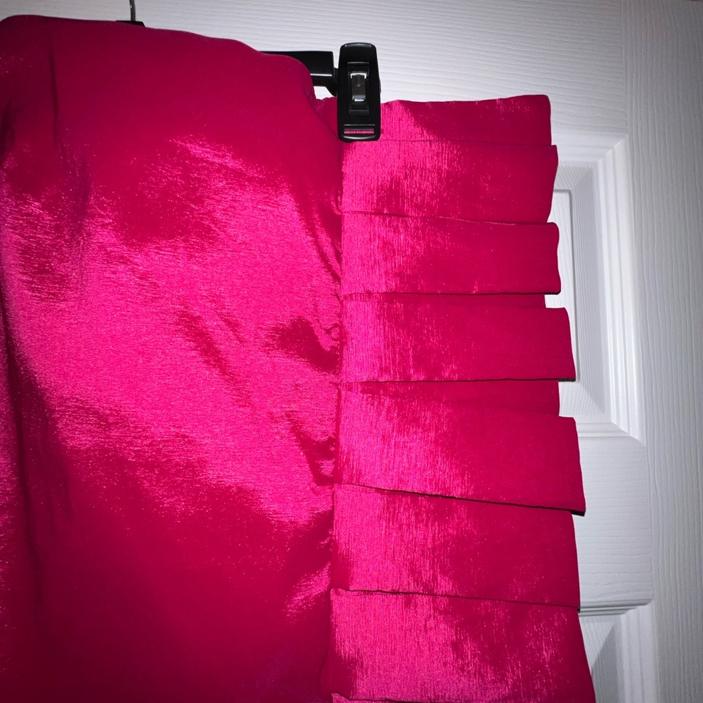 ASOS Club L Beach Collection Pink Ruffle Cocktail - Picture 4 of 5